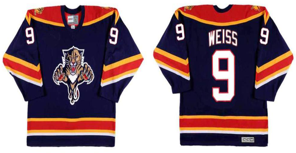 2019 Men Florida Panthers #9 Weiss blue CCM NHL jerseys->nashville predators->NHL Jersey